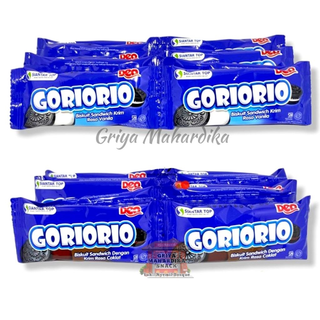 

Goriorio biskuit Sandwich 1 bag isi 20 pcs Snack Renteng