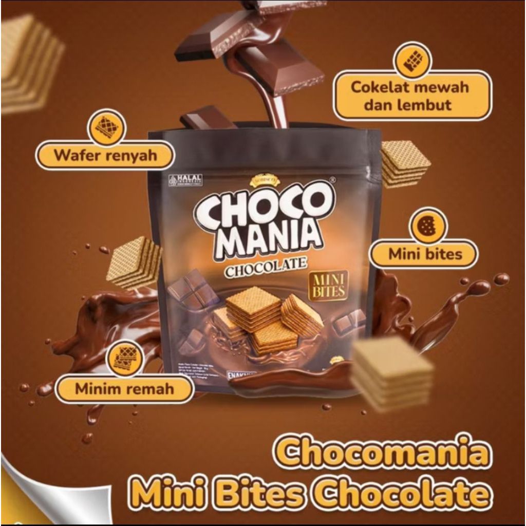

CHOCO MANIA CHOCOLATE MINI BITES 70GR