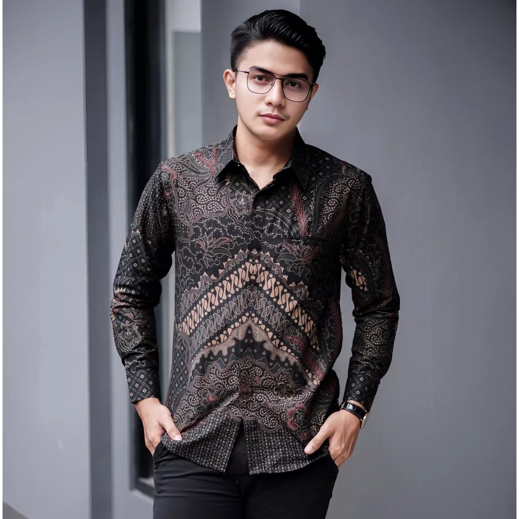Batik Pria Dewasa Laskala Batik Premium Batik Azmil Rekomendasi Mens Batik Kemeja Batik Pria Terbaru