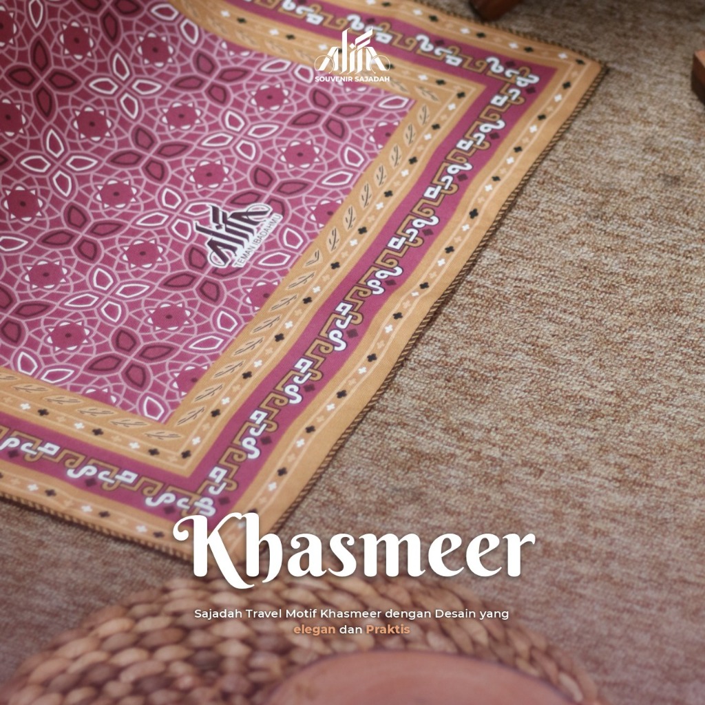 BEST SELLER SAJADAH TRAVEL KASHMIR FREE TILE SAJADAH TRAVELING POUCH OLEH OLEH HAJI DAN UMROH