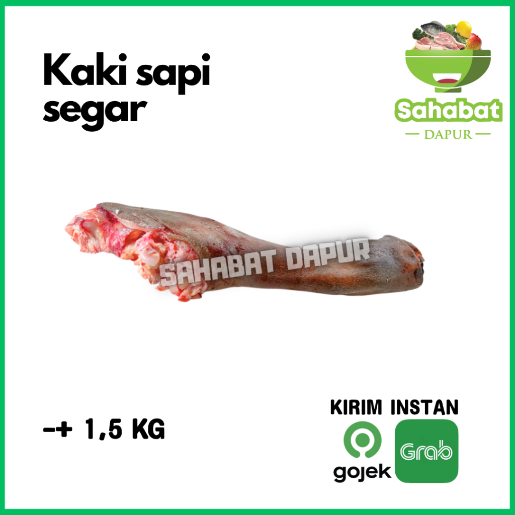 

Kaki Sapi 1pcs [-+1,5kg] - Sahabat Dapur