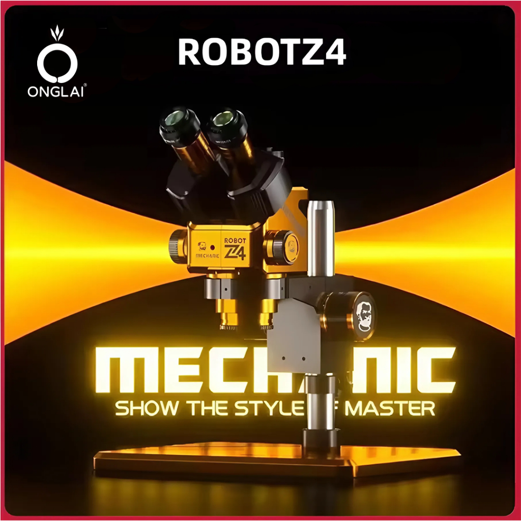 MICROSCOPE STEREO MECHANIC ROBOT Z4 TRINOCULAR ORIGINAL