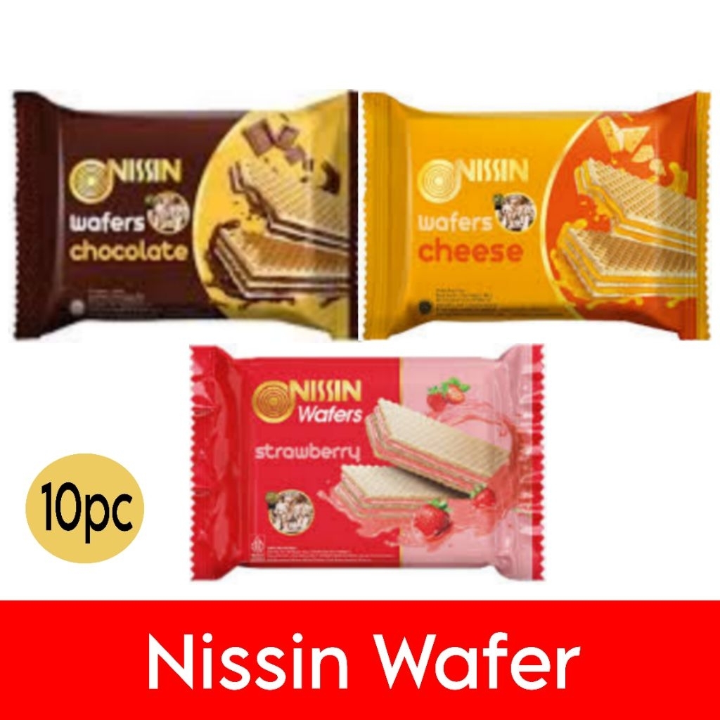 

Nissin Wafer coklat stroberi keju isi 10pc