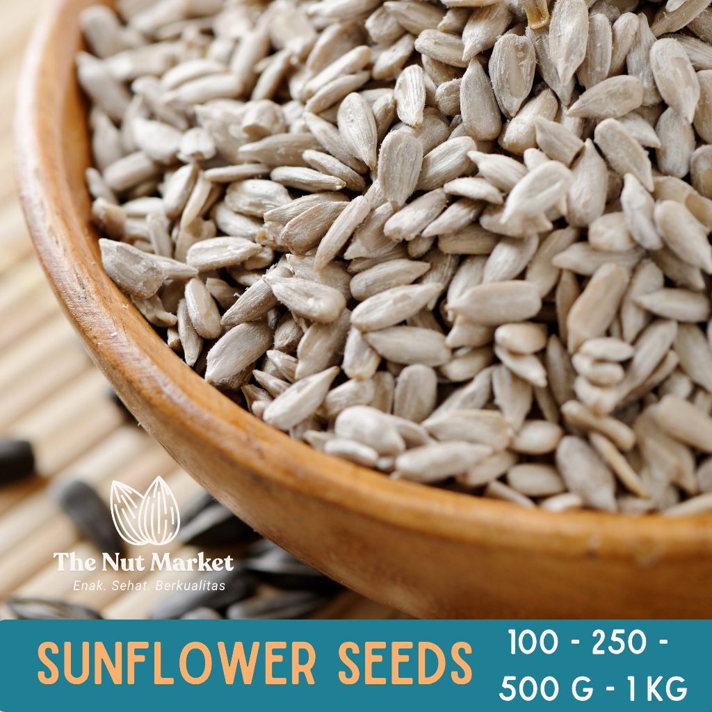 

Roasted Sunflower Seeds 100 - 250 - 500 - 1000 gram Siap Makan