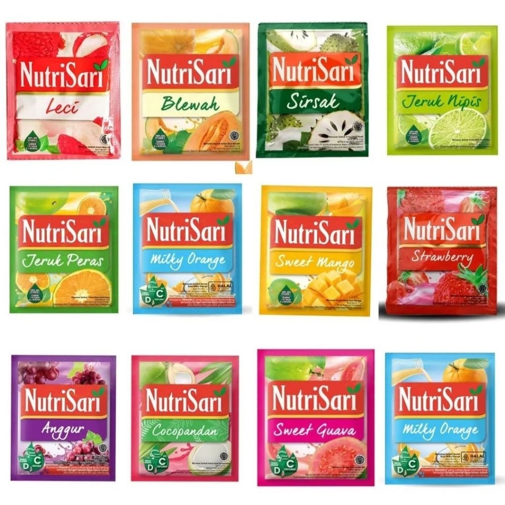 

Nutrisari Renteng isi 10 sachet