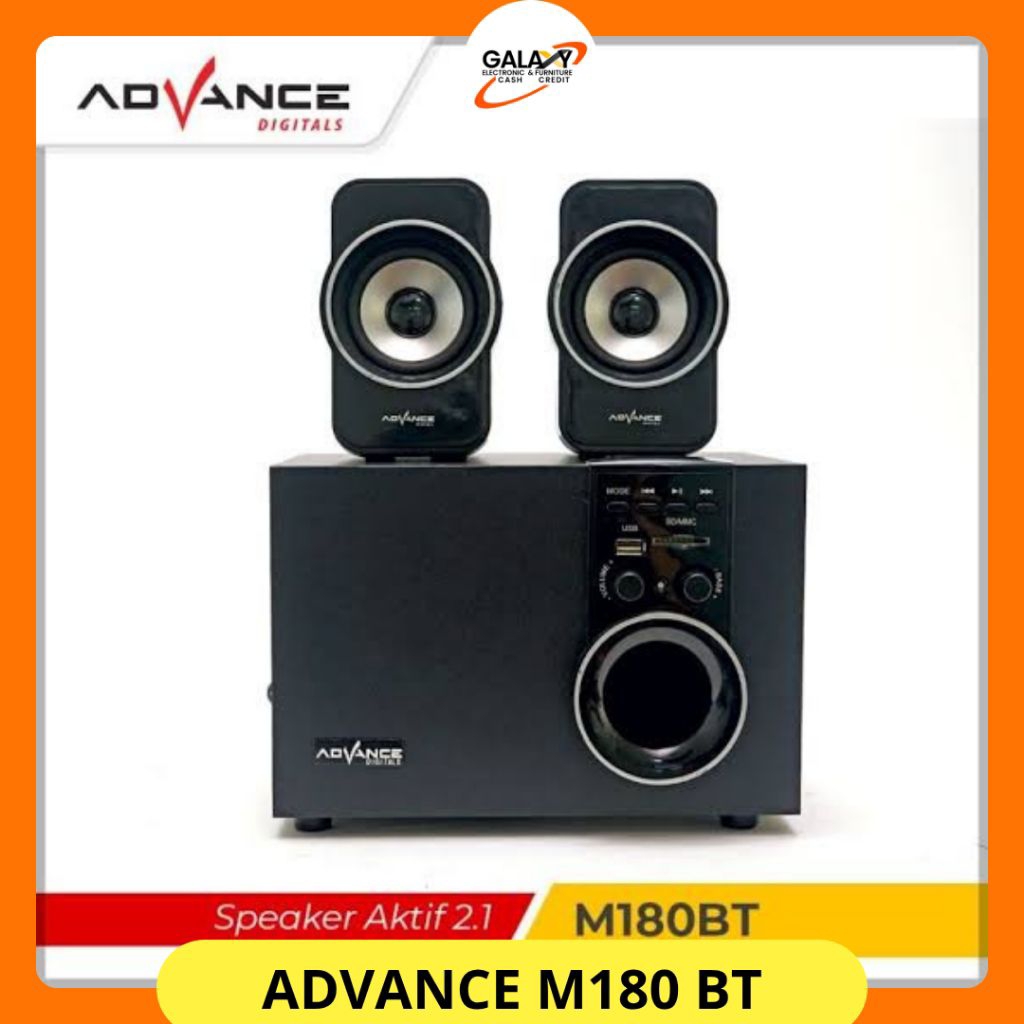 ADVANCE Speaker Aktif ADVANCE M180 BT Speaker Bluetooth