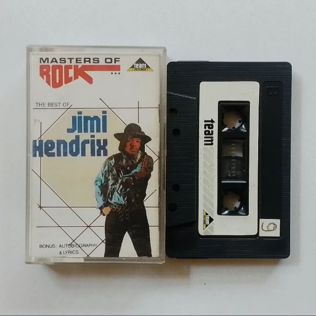 Jimi Hendrix - The Best of - Seri Masters of Rock (Kaset Tape Pita)