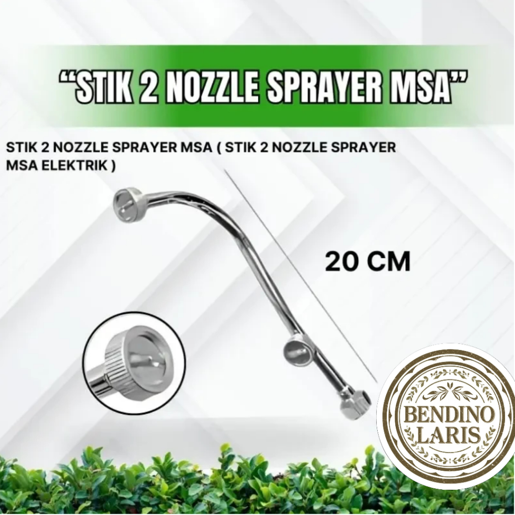 STIK MATA 2 PLD STAINLES/ STIK 2 NOZZLE SPRAYER MSA ( stik 2 nozzle sprayer msa elektrik )