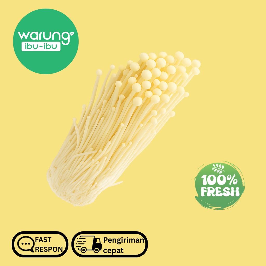 

Jamur Enoki Import Fresh Segar