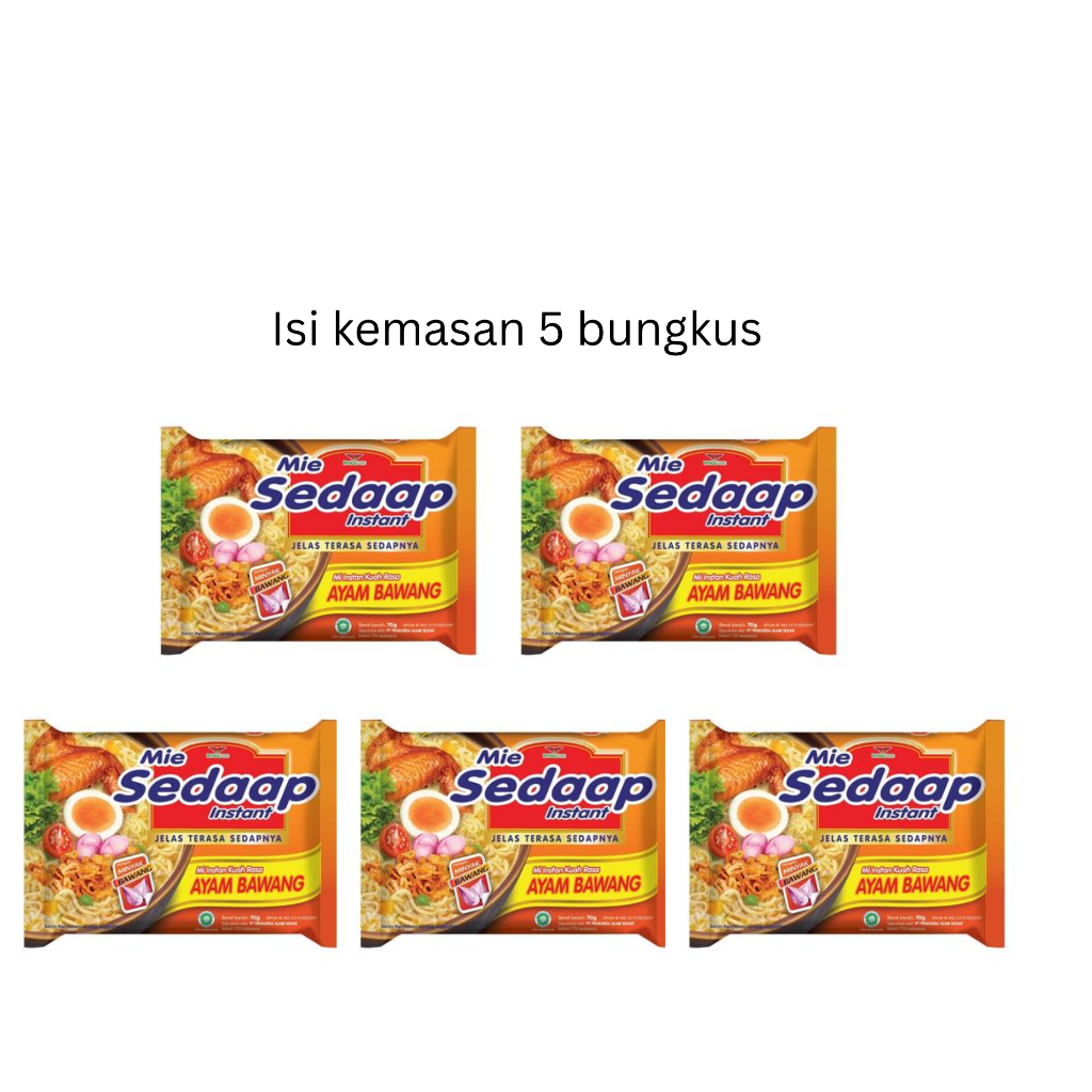 

Sedaap Mie Ayam Bawang 70g – Cita Rasa Rumah dengan Taburan Bawang Goreng