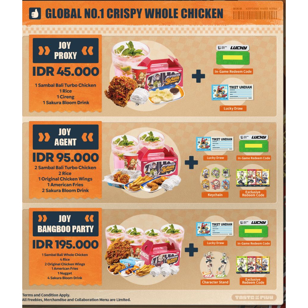 READY ZENLESS ZONE ZERO X J. CHICKEN OFFICIAL MERCHANDISE COLLAB ZZZ KEYCHAIN AND STAND CHARACTER