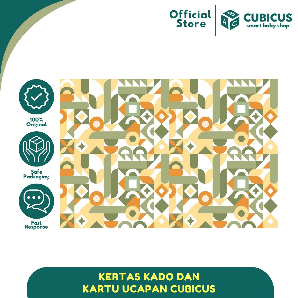 

KERTAS KADO CUBICUS / KARTU UCAPAN