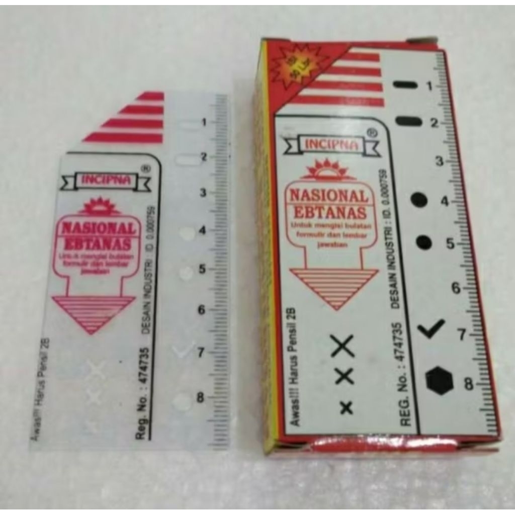 

Penggaris Busur Derajat 180° || Mistar Plastik Ujian /Penggaris lubang dan silang Ebtanas UAN UAS INCIPNA