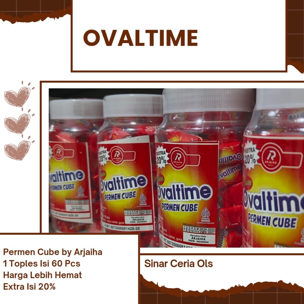 

Permen Viral Permen Candy Cube OVALTIME Permen Milo Millo Isi 60 Pcs