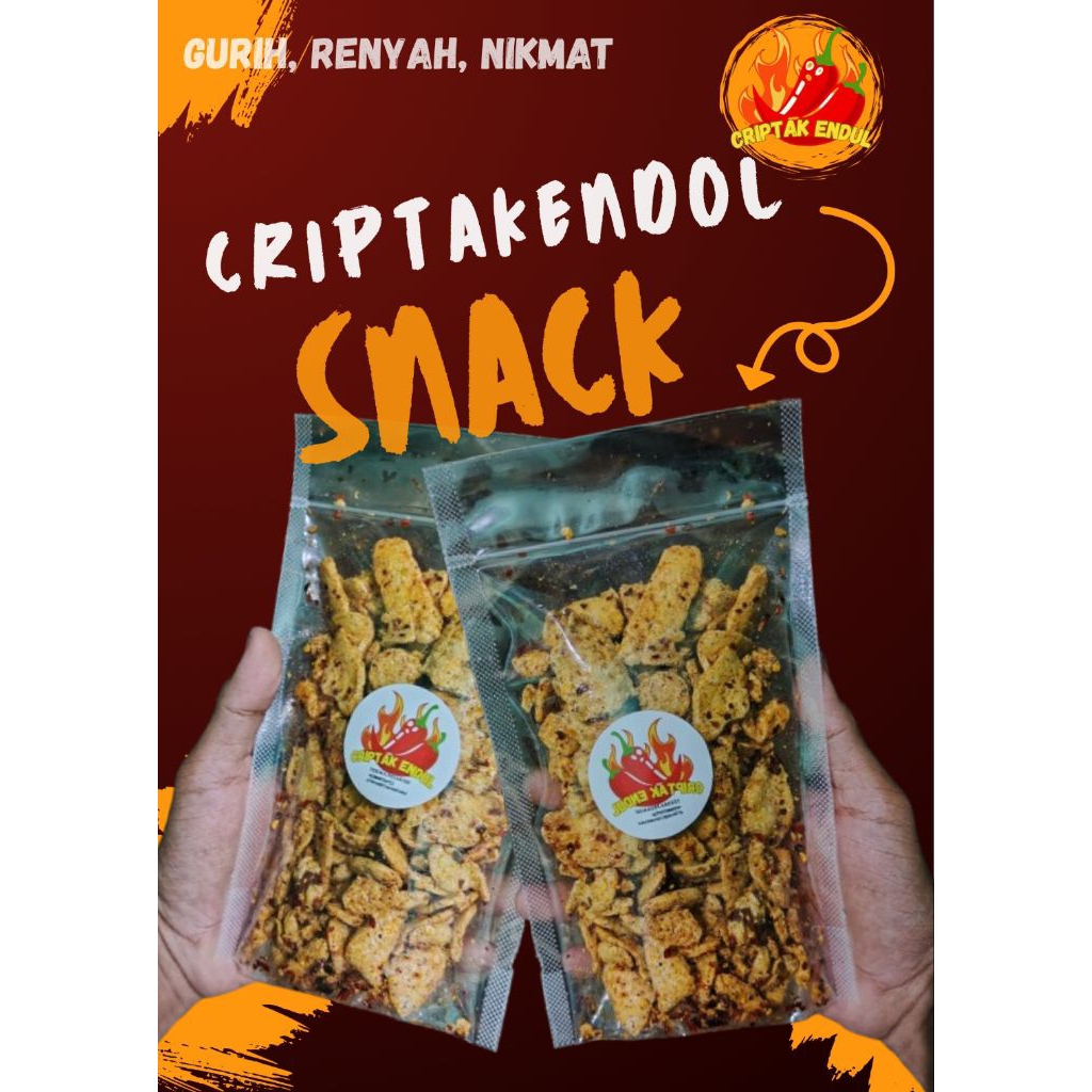 

[PROMO] CRIPTAKENDUL 200 gr SNACK OTAK-OTAK PEDAS DAN ORIGINAL