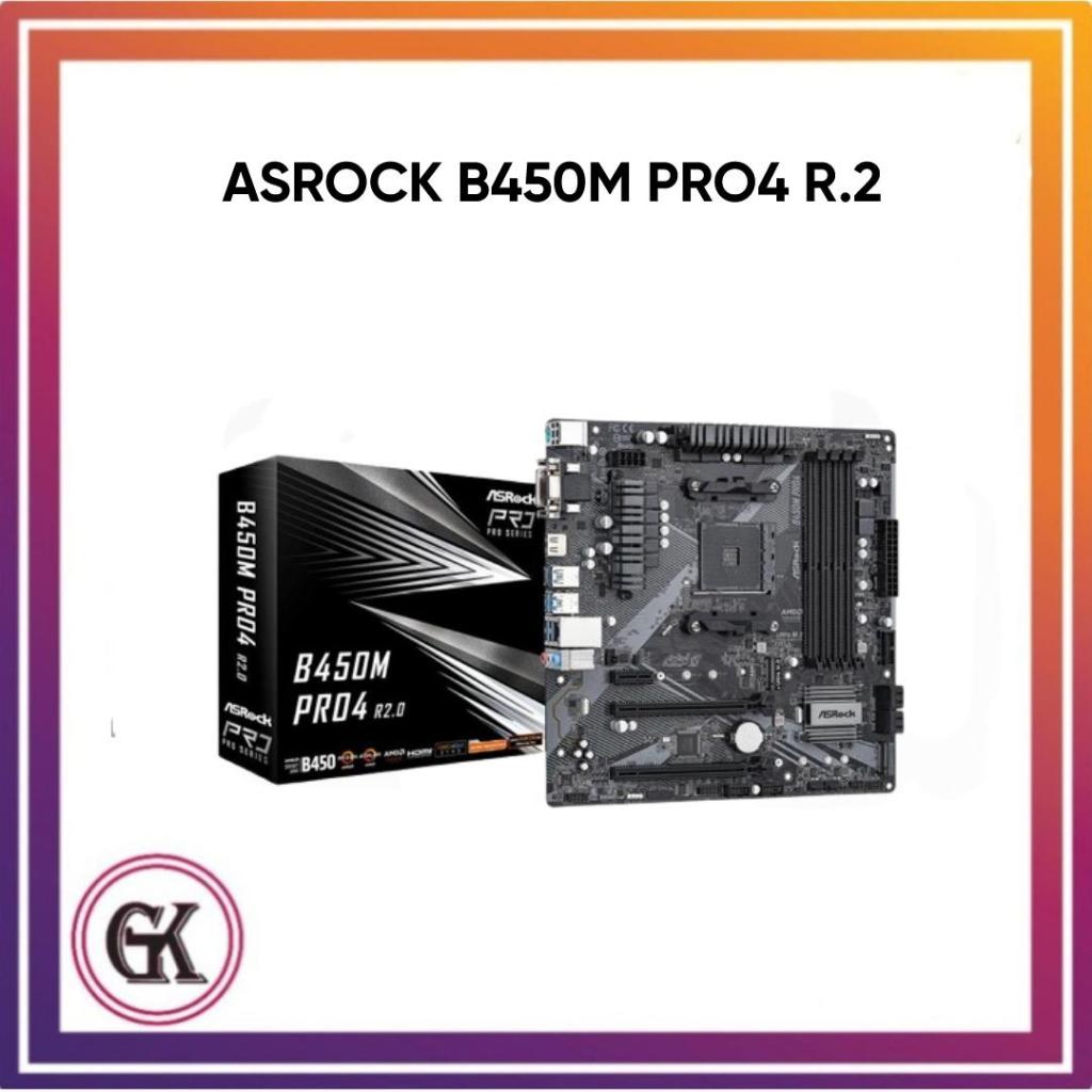 MOTHERBOARD ASROCK B450M PRO4 R2.0 (Socket AM4)