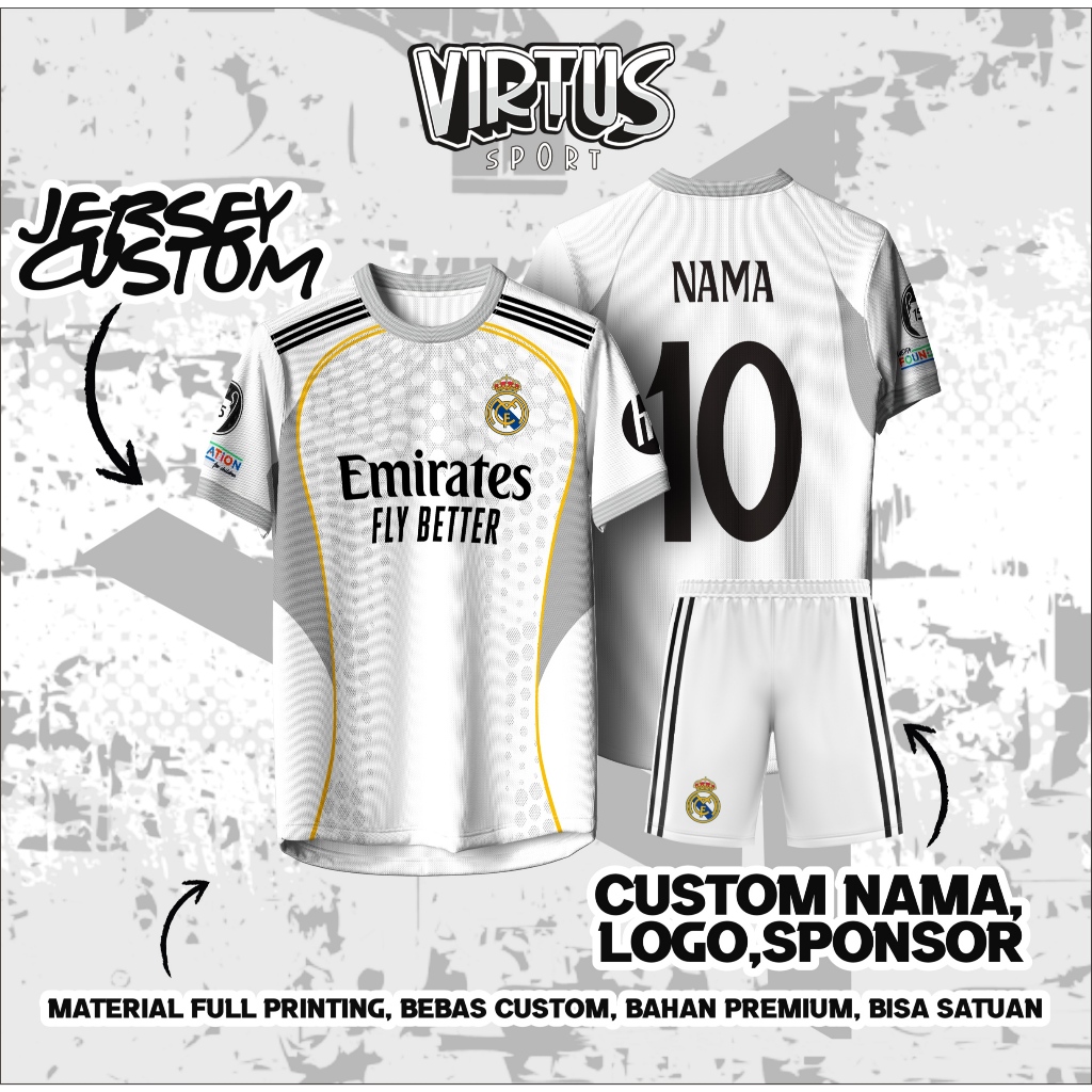 Jersey Real Madrid Next Season 2025/2026 Home