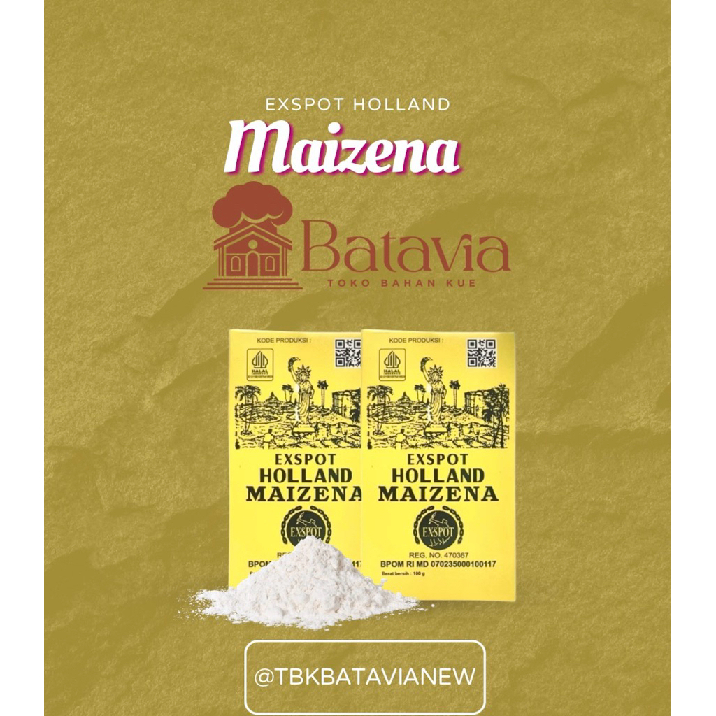 

Exspot Holland Maizena 100g | Tepung Pati Jagung