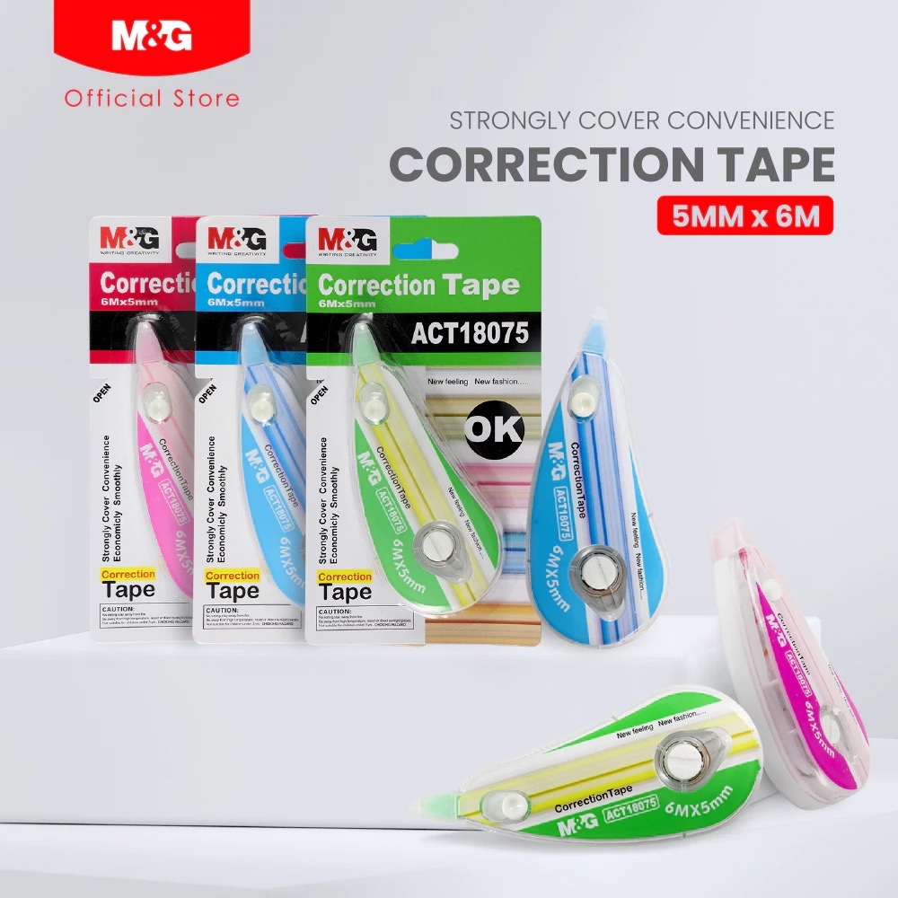 

M&G Correction Tape 6Mx5mm / Tipe Ex ACT18075