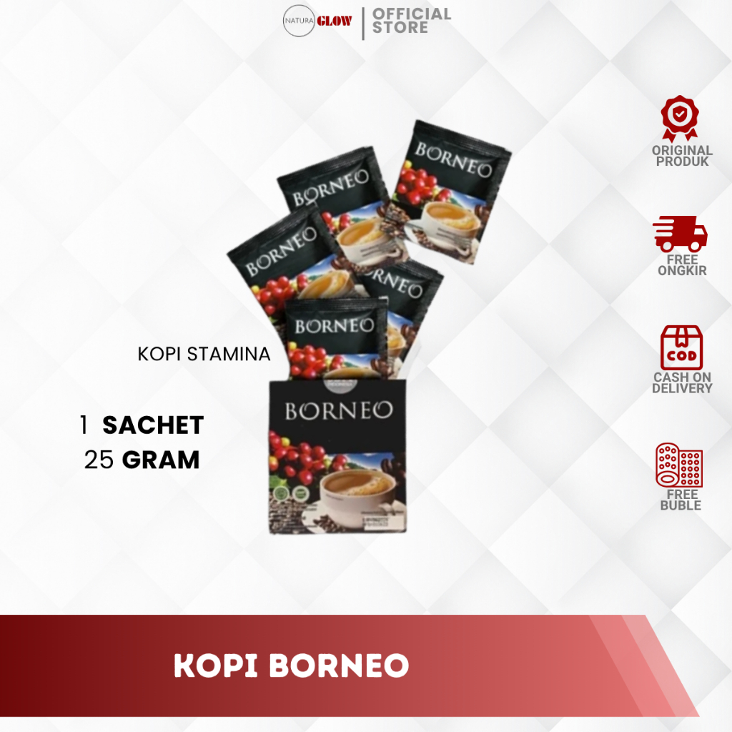 KOPI BORNEO PERSACHET |NGOPI STAMINA 100% original persachet kopi jreng kopi cleng kopi