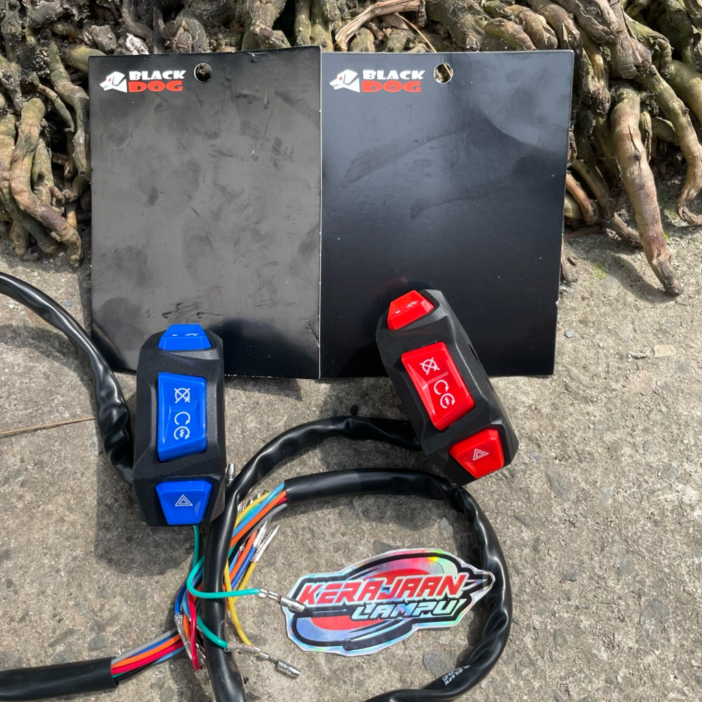 Saklar Vietnam Kanan Model Ksr 3 Tombol 4 Fungsi Tombol Hazard On Off Lampu Starter Plus Stop Engine