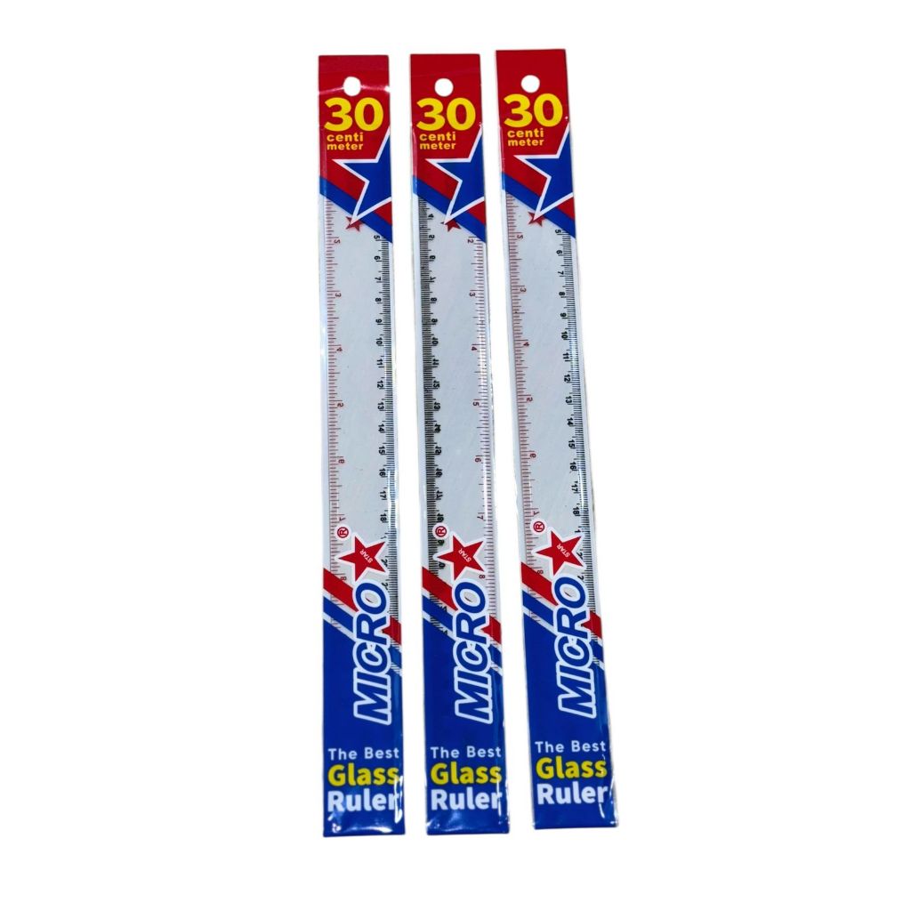 

Penggaris merk Micro Star 30 cm isi 1 Pcs (Ecer)