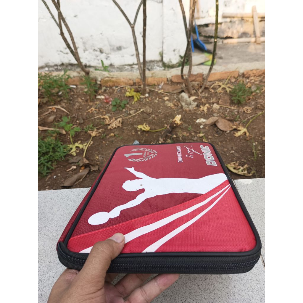 cover bat/tas bat pingpong + sarung bola schildkrot original%