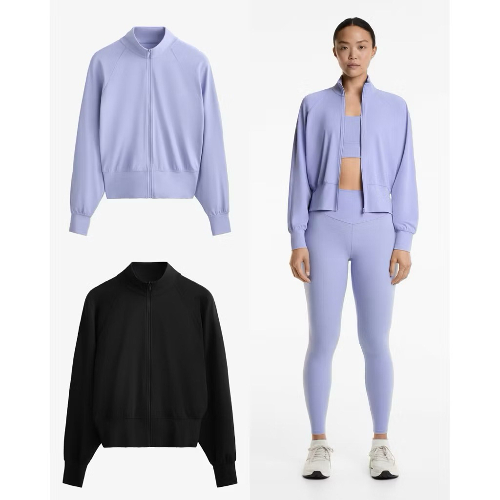 Oysho zip-up cardigan Can Wear Exercise
