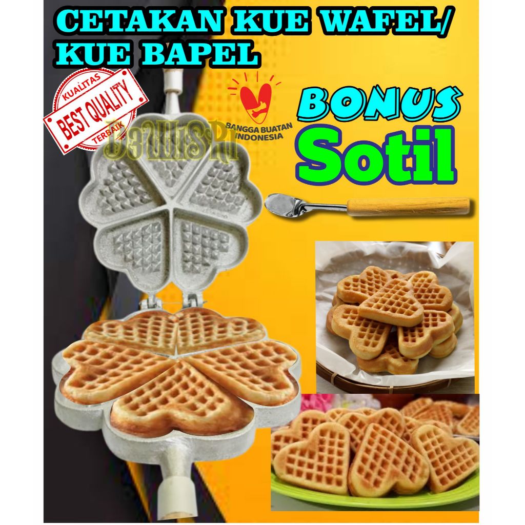 CETAKAN BAPEL anti lengket /WAFEL