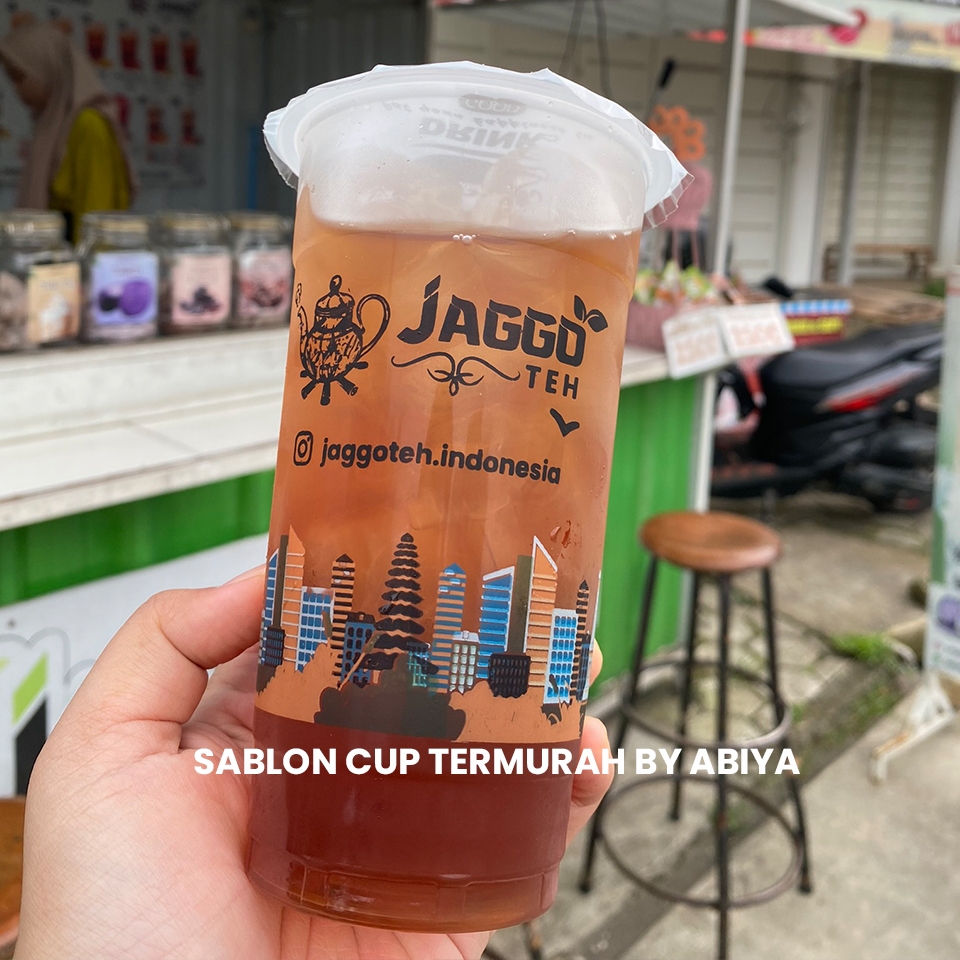 SABLON CUP PRINTING 22OZ - SABLON + CUP | TEH SOLO |TEH CANDU|MAGIC WATER| TEH NUSANTARA | TEH DESA