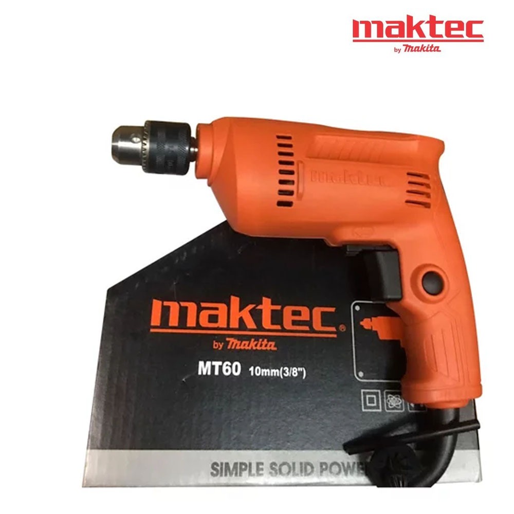 Sesuai Foto ORI MESIN BOR LISTRIK MAKTEC MT60 10MM ELECTRIC DRILL 10 MM - BOR ORI