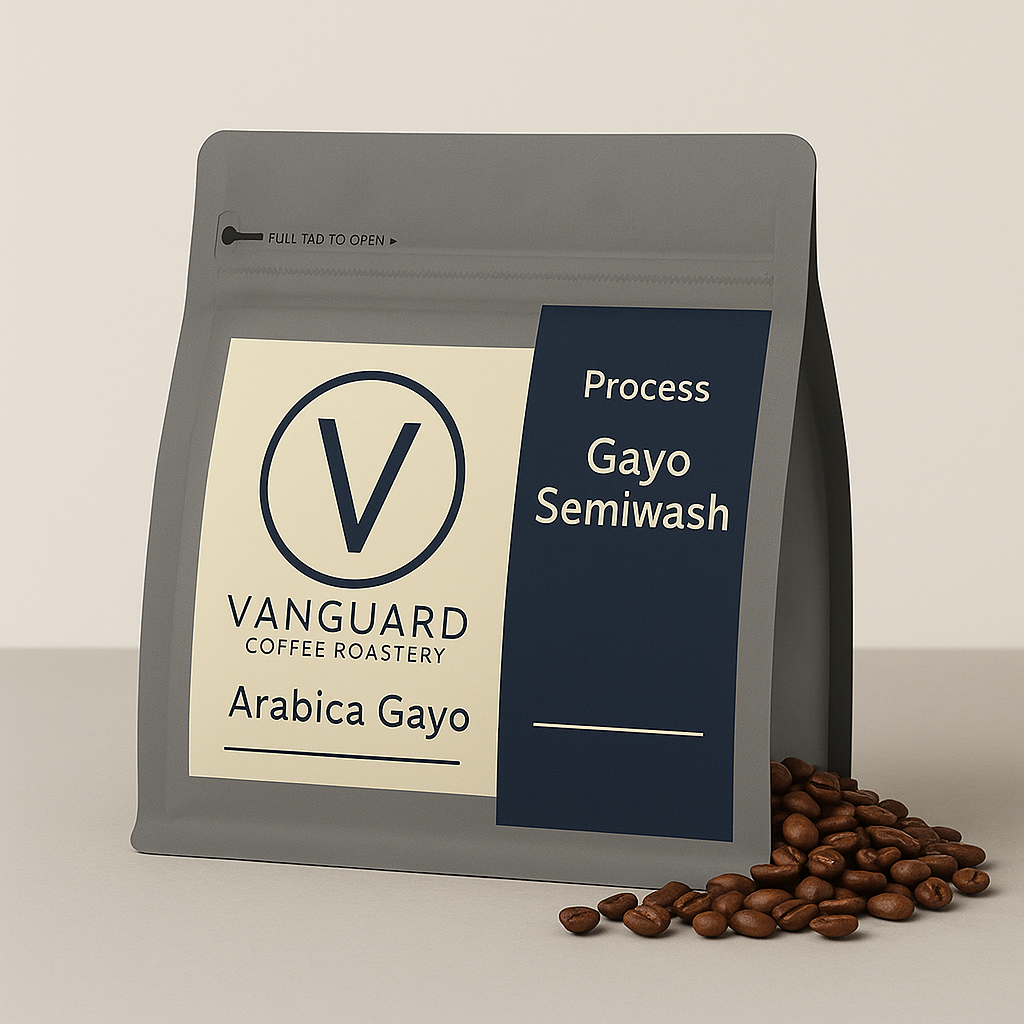 

Vanguard Coffee Roastery – Kopi Arabika Aceh Gayo Semiwash 100g / 200g | Giling & Biji Utuh