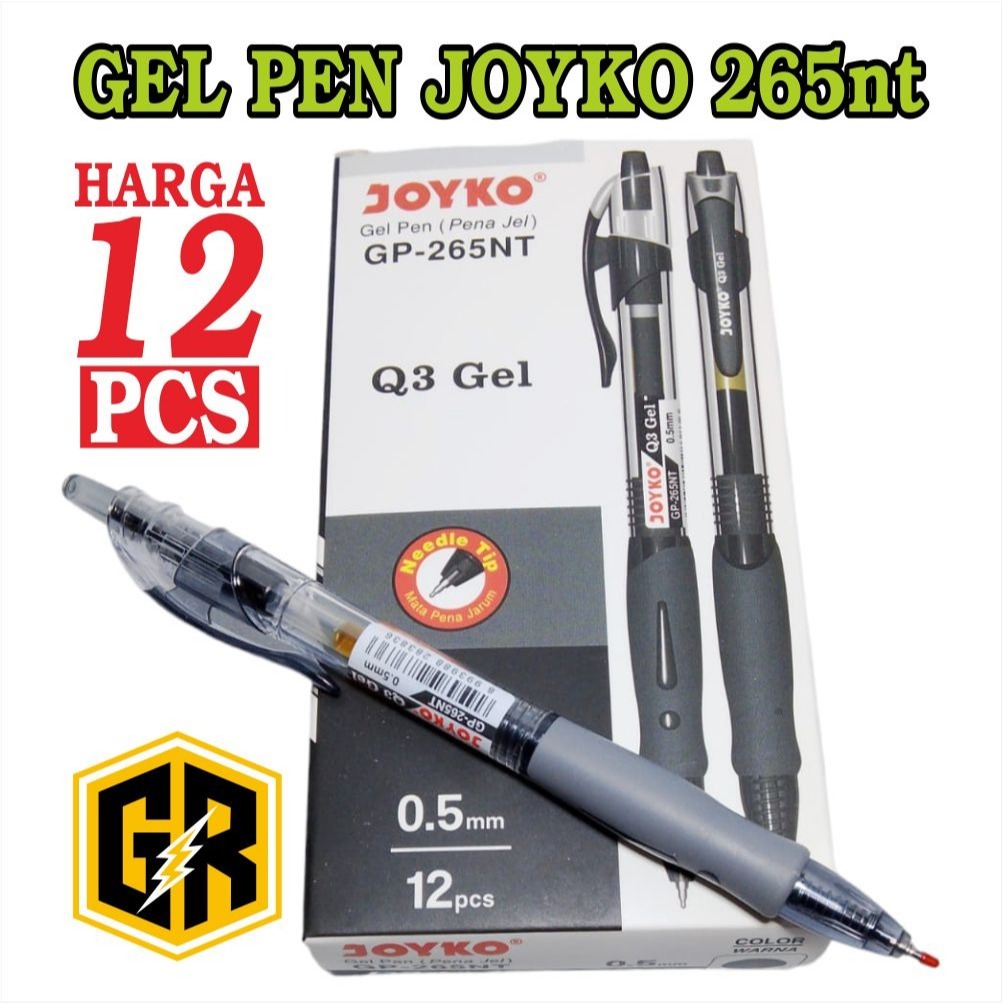 

HARGA SPESIAL OIL GEL PEN, PENA GEL BOLPOIN PULPEN JOYKO Gel Pen 0.5mm GP 265NT