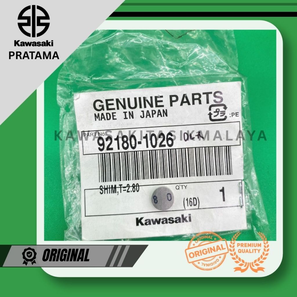 sim shim klep cb150r cb 150 r ninja 250r satria fu sonic T 280 Original 92180-1026 / Shim T Tappet 2