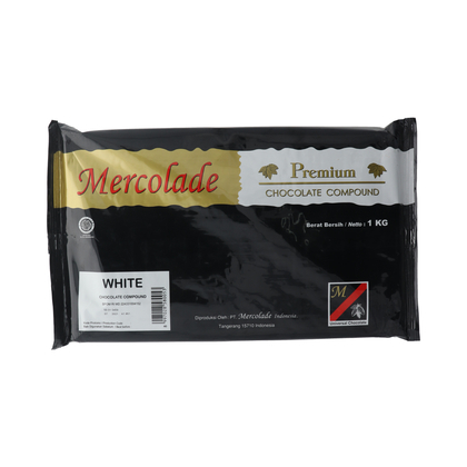 

Cokelat Putih Batang - Chocolate Compound Mercolade White 5kg -Gosend Only!!