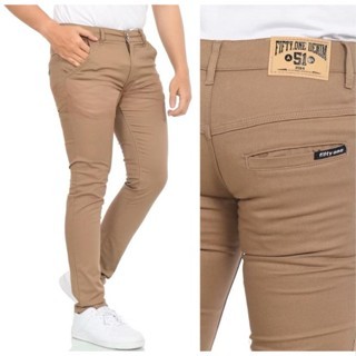 FIFTY ONE DENIM - Celana Chino Slimfit Pria Panjang Terbaru / Celana Formal Pria