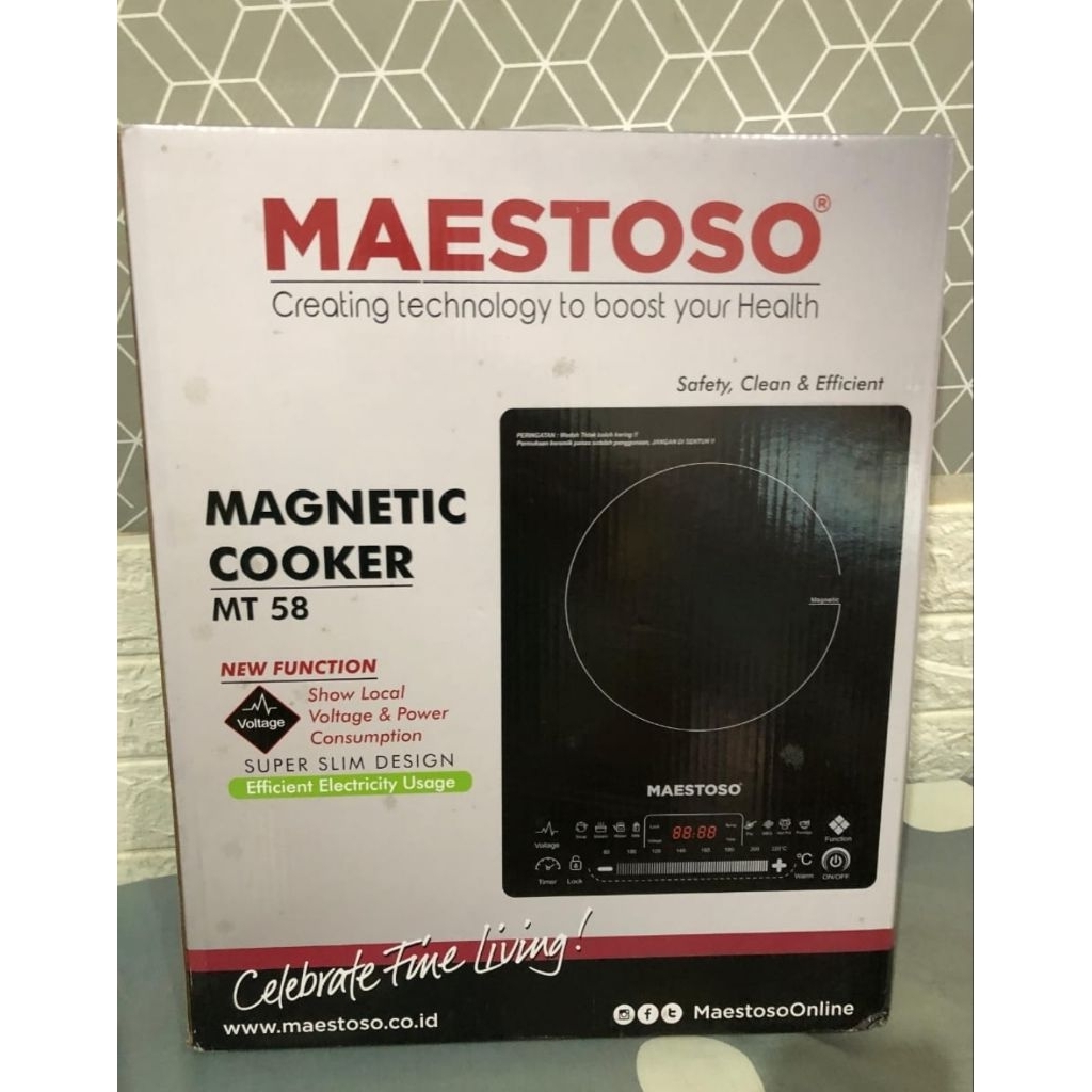 Kompor Listrik Magnetic Maestoso
