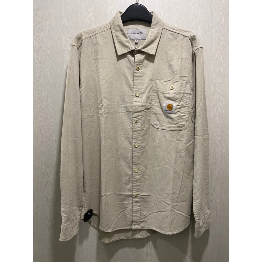Carhartt Corduroy Workshirt (White Cream)
