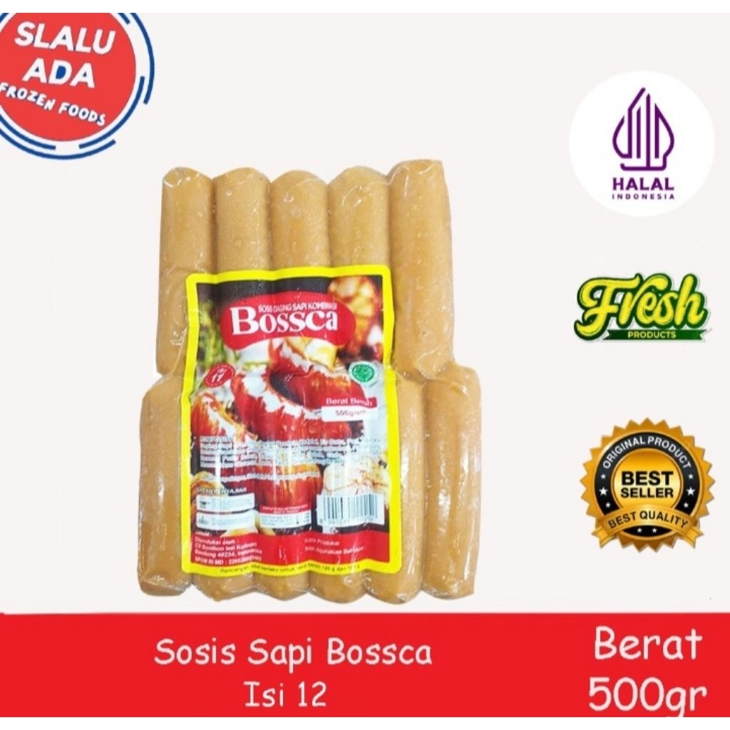 

Sosis bakar bossca 500gr isi 12