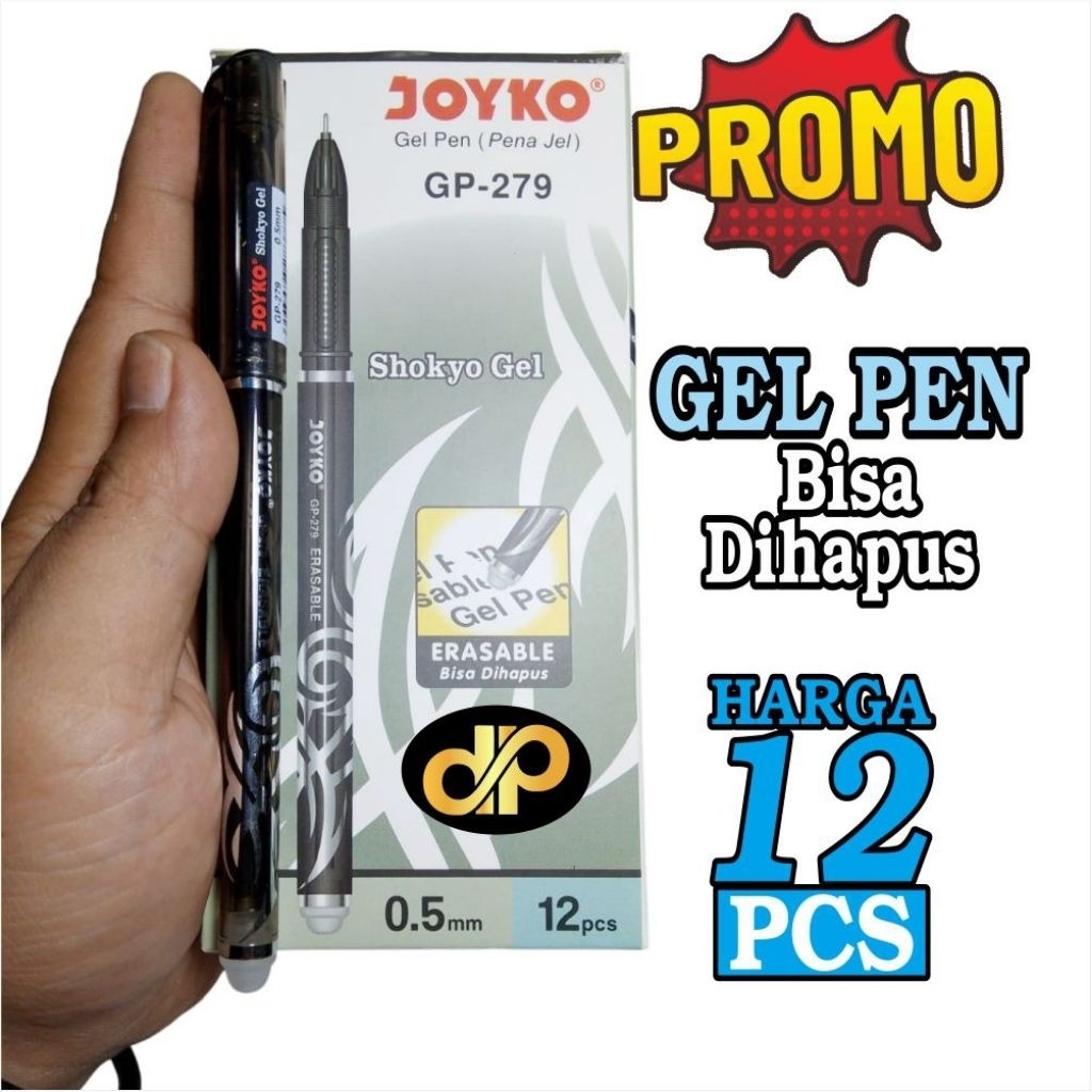 

SPESIAL PROMO Pena Bisa di Hapus GEL PEN JOYKO PENA GEL BISA DIHAPUS - Erasable Gel Pen GP 279