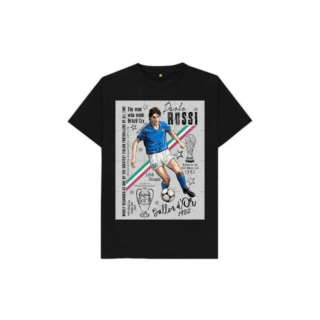 ThreePoint T-shirt " Paolo Rossi " Black/White