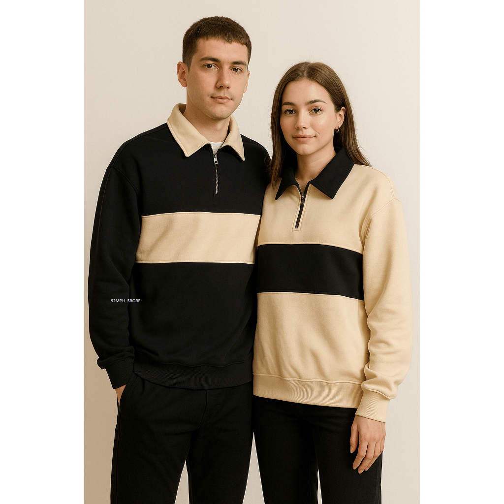 Rugby Vintage Sweater Pria Unisex