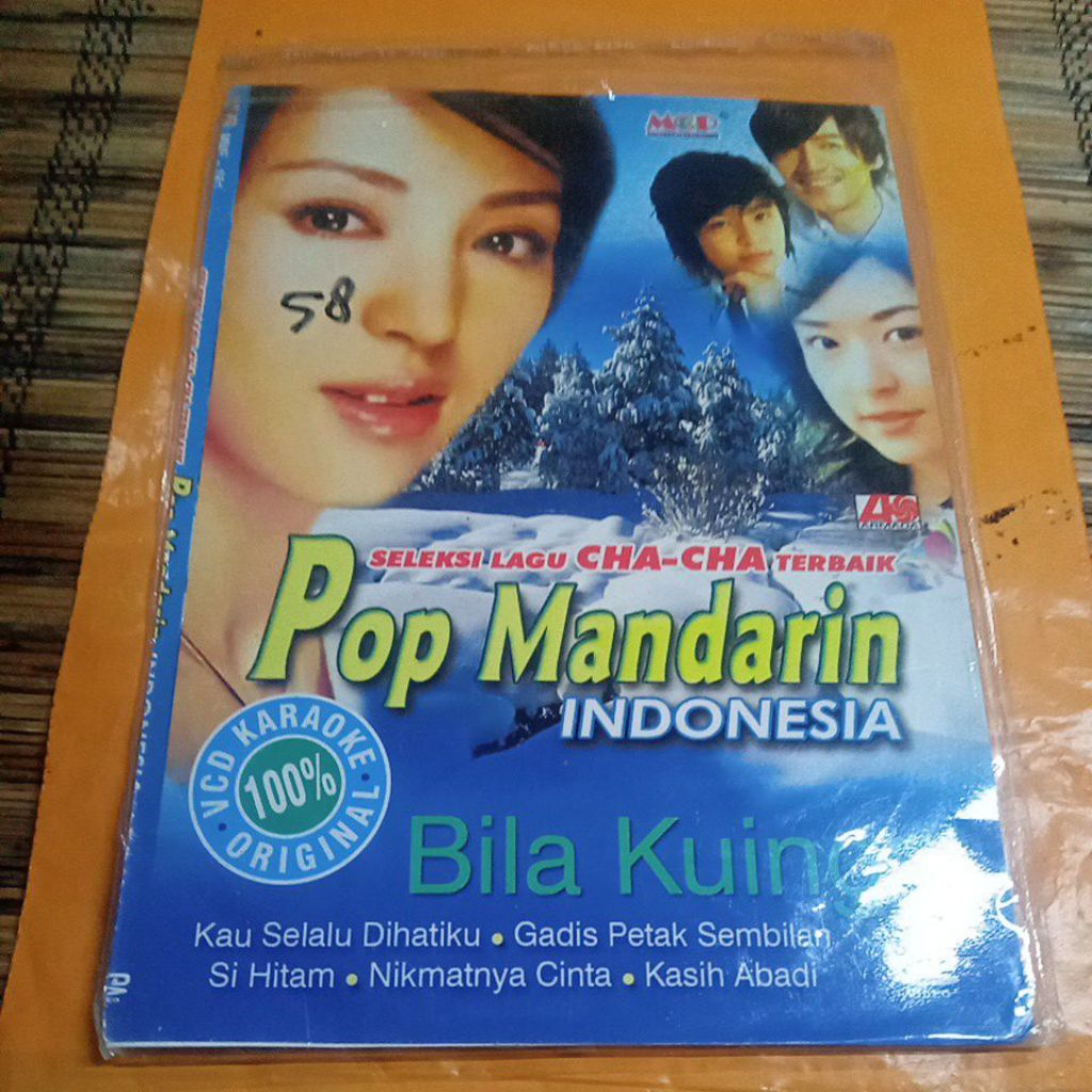 VCD POP MANDARIN INDONESIA J016
