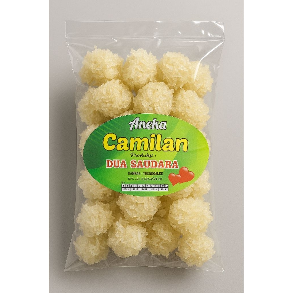 

RENGGINANG MENTAH MINI 500G FREE BUBLE+PACKING DUS