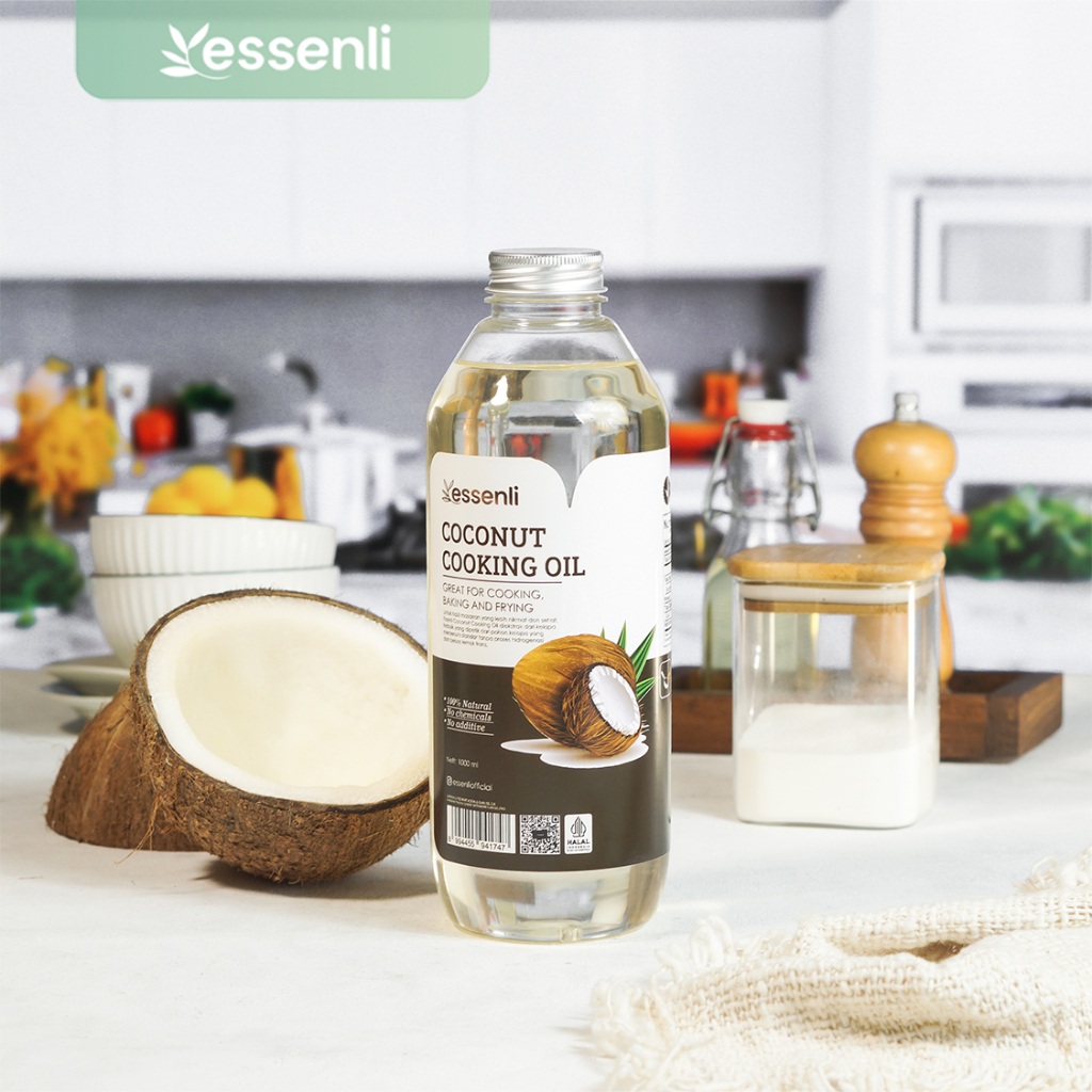 

ESSENLI Minyak Goreng Kelapa Murni 1 Liter / Coconut Cooking Oil