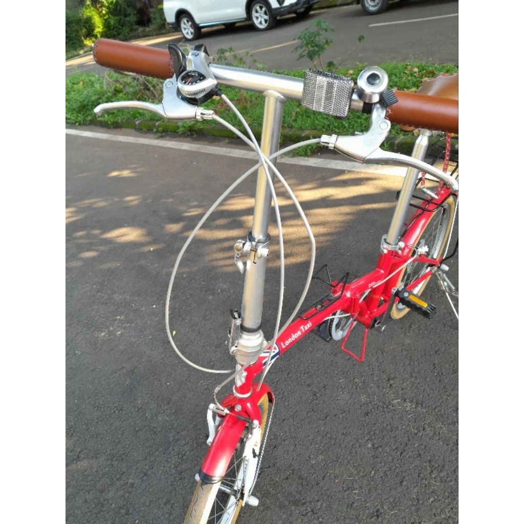 sepeda lipat london taxi folding bike