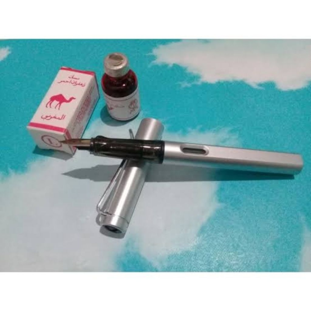 

Pena 1 Paket + Tintah Jafaron Merah