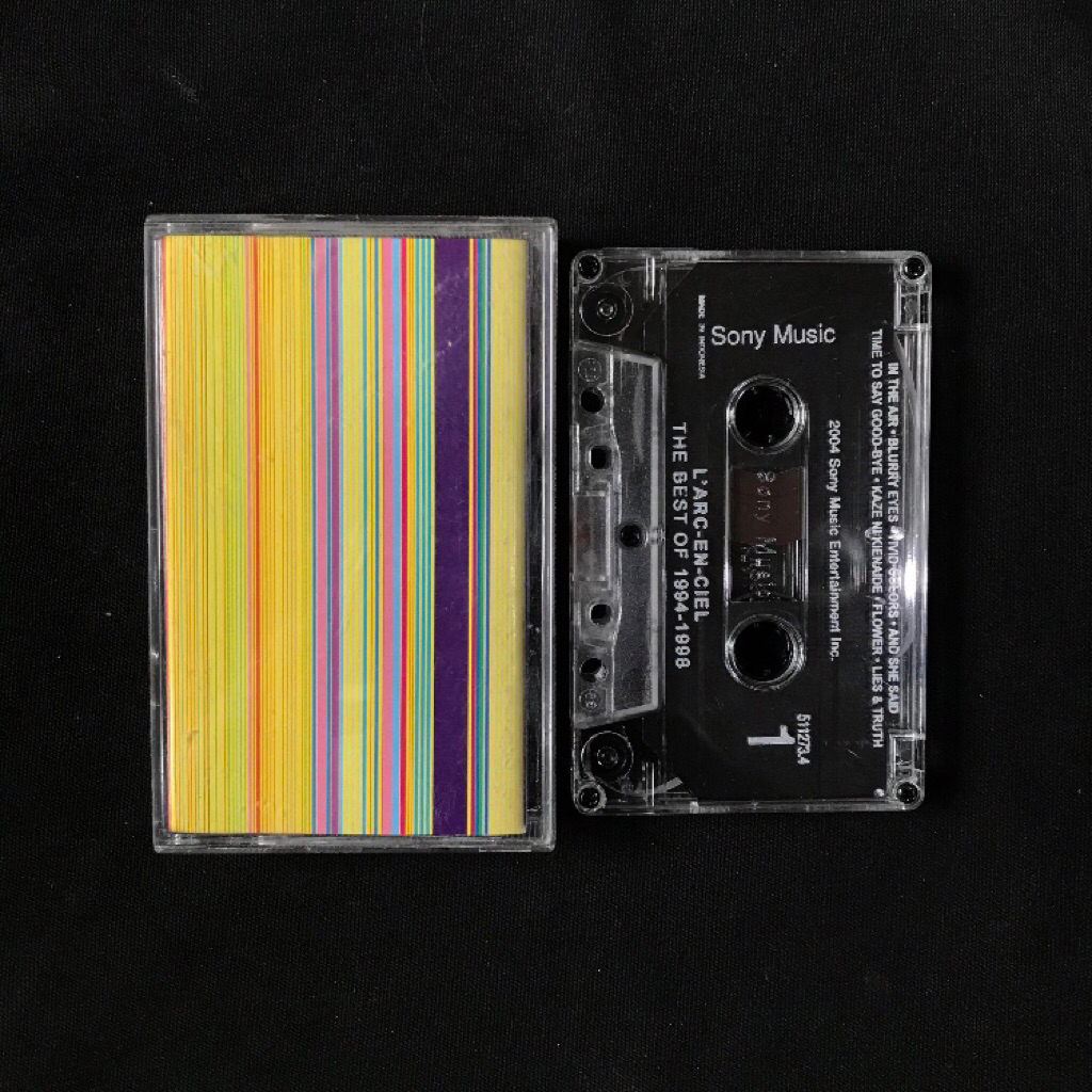 Kaset l arc en ciel / laruku - the best of 1994 - 1998