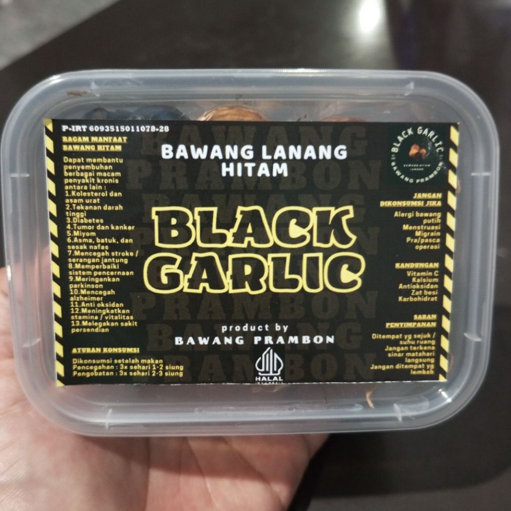 bawang hitam tunggal 250 gram
