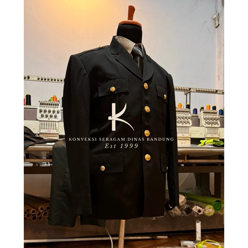 KODE S17I SERAGAM POLISI  TUXEDO  JAS PDU 1 POLRI PAKAIAN DINAS UPACARA POLISI POLRI 1 STEL MURAH